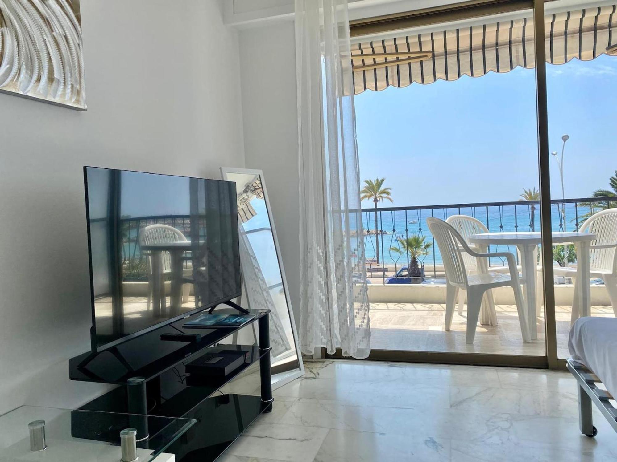 Le Mona Lisa, Vue Mer, Balcon Menton Eksteriør bilde