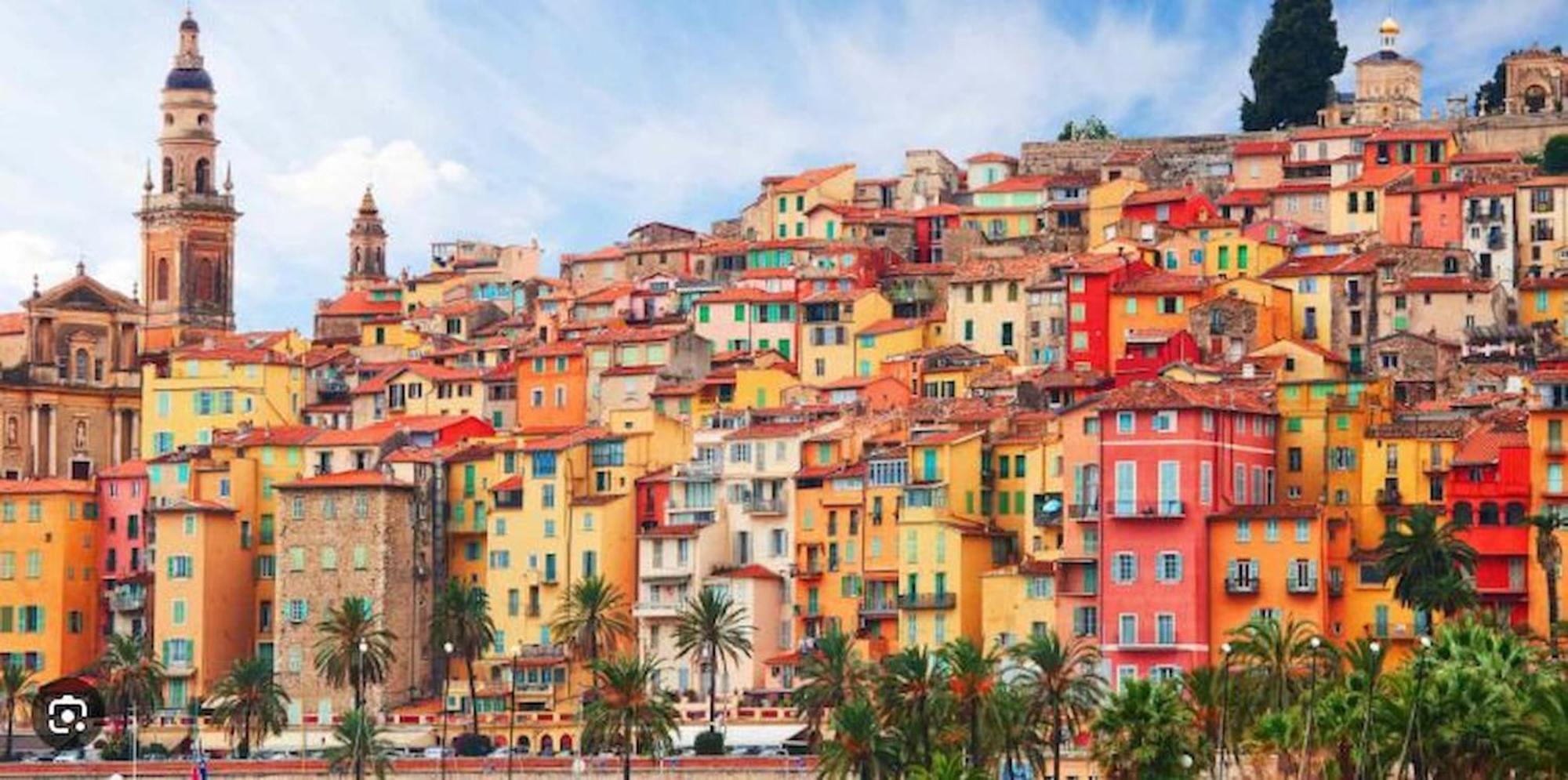 Le Mona Lisa, Vue Mer, Balcon Menton Eksteriør bilde