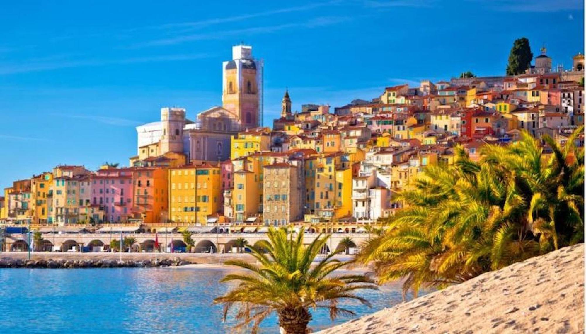 Le Mona Lisa, Vue Mer, Balcon Menton Eksteriør bilde
